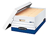 Bankers Box® Presto™ Heavy-Duty Storage Boxes With Lift-Off Lids, Letter/Legal Size, 24" x 15" x 10", 60% Recycled, Case Of 12 1 thumbnail image