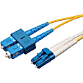 Eaton Tripp Lite Series Duplex Singlemode 9/125 Fiber Patch Cable (LC/SC), 1M (3 ft.) - Patch cable - N36601M 1 thumbnail image