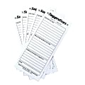 Safco® Suggestion Box Card Refills, 8" x 3 1/2", White, Pack Of 25
