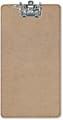 Office Depot® Brand Clipboard With Arch Clip, 9" x 15 1/2", 100% Recycled, Brown
