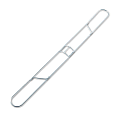 Boardwalk® Zinc-Plated Clip-On Dust Mop Frame, 60" x 5", Black 1 thumbnail image