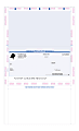 Custom Plus Imprint Pressure Seal Check, Blue Imprint, Z Fold, 8-1/2" x 14", Pack of 500 1 thumbnail image