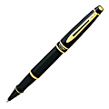 Waterman® Expert II Rollerball Pen, 0.8 mm, Medium Point, Black Lacquer Barrel 1 thumbnail image