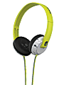 Skullcandy Uprock On-Ear Headphones With Inline Microphone, Hot Lime/Light Gray