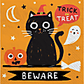 Amscan Halloween Spooky Friends Beverage Napkins, 5" x 5", Pack Of 100 Napkins 1 thumbnail image