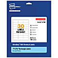 Avery® Ultra Duty® Permanent GHS Chemical Labels, 97180-WMU25, Rectangle, 1" x 2-5/8", White, Pack Of 750 1 thumbnail image