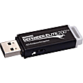 Kanguru Defender Elite200 Secure Hardware Encrypted USB 2.0 Flash Drive, 4GB