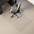 Realspace™ Medium Pile Chair Mat, Ramped Edge, 46" x 60", Clear 1 thumbnail image