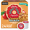 The Original Donut Shop® K-Cup Caramel Apple Pie Coffee - Compatible with Keurig Brewer - Light - K-Cup - Caramel Apple Pie - Kosher - 24 / Box 1 thumbnail image
