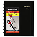 2024 AT-A-GLANCE® Move-A-Page Weekly/Monthly Appointment Book Planner, 8-3/4" x 11", Black, January To December 2024, 70950E05