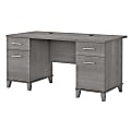 Bush Furniture Somerset 60"W Office Computer Desk, Platinum Gray, Standard Delivery 1 thumbnail image
