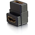 C2G Right Angle HDMI Adapter - HDMI Coupler - Female to Female - HDMI coupler - HDMI female to HDMI female - black 1 thumbnail image