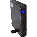 Minuteman PRO-RT PRO1000RT 1000 VA Tower/Rack mountable UPS - PRO-RT Series: line-interactive rack/tower/optional wallmount UPS; LCD display; 1000VA/700 Watts; 120V; (6) on-battery receptacles; (2) surge-only receptacles; automatic voltage regulation