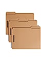 Smead® Kraft Reinforced Tab Fastener Folders, Letter Size, 1/3 Cut, Pack Of 50 1 thumbnail image
