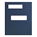 ComplyRight® Tax Presentation Folder, Double Offset Windows, 1/2" Spine, Single Pocket, Navy Blue, 8-3/4" x 11-1/4", Pack of 50 1 thumbnail image
