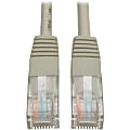 Eaton Tripp Lite Series Cat5e 350 MHz Molded (UTP) Ethernet Cable (RJ45 M/M), PoE - Gray, 15 ft. (4.57 m) - Patch cable - RJ-45 (M) to RJ-45 (M) - 15 ft - UTP - CAT 5e - molded, stranded - gray