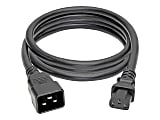 Eaton Tripp Lite Series C20 to C13 Power Cord for Computer - Heavy-Duty, 15A, 100-250V, 14 AWG, 7 ft. (2.13 m), Black - Power cable - power IEC 60320 C13 to IEC 60320 C20 - 7 ft - black