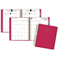 AT-A-GLANCE® Harmony Daily/Monthly Hardcover Planner, 8 7/8" x 7 3/8", Pink, January to December 2018 (6099-806-27-18) 1 thumbnail image