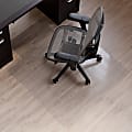 Realspace™ Hard Floor Chair Mat, Wide Lip, 45" x 53", Clear, OD76600 1 thumbnail image