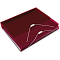 Samsill® Duo 2-in-1 Organizer 3-Ring Binder & Expanding File, 1" Round Rings, Burgundy 1 thumbnail image