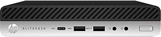HP EliteDesk 800G3 Mini Refurbished Desktop PC, Intel® i5, 16GB Memory, 256GB Solid State Drive, Windows® 10 Pro
