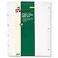 SKILCRAFT Loose-leaf Binder Index Sheet Set, 100x Divider(s), 5 Tab(s)/Set - 8.5" Dividerx 11" Divider, 3 Hole Punched, White Tab(s) - 100 / Box 1 thumbnail image