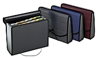 Pendaflex® 13-Pocket Poly File Jacket With Expanding Bottom, Letter Size, Smoke 1 thumbnail image