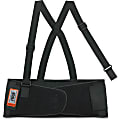 Ergodyne ProFlex Economy Elastic Back Support - 46" - 52" Waist Size - Strap Mount - Black - 1 Each