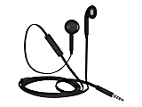 iStore Classic Fit Earbuds (Matte Black)  Mini phone (3.5mm)  Wired  Earbud  4.33 ft Cable  Matte Black 1 thumbnail image
