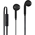 iStore Classic Fit - Earphones with mic - ear-bud - wired - 3.5 mm jack - black