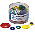 OIC® Assorted Color Magnets, Assorted Sizes, Pack Of 30