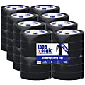 BOX Packaging Solid Vinyl Safety Tape, 3" Core, 1" x 36 Yd., Black, Case Of 48