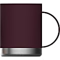 asobu Fabulous Mug - Splash Proof Closure - Red - Stainless Steel, Ceramic - Coffee, Tea, Beverage, Hot Drink