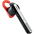 Jabra STEALTH Earset - Mono - Wireless - Bluetooth - 98.4 ft - 32 Ohm - Earbud - Monaural - Outer-ear - Silver 1 thumbnail image