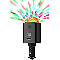 Technaxx Disco Mobile-Auto Charger TX-159 - 10.50 W - 12 V DC, 24 V DC Input - 5 V DC/2.50 A, 9 V DC, 12 V DC Output - Black 1 thumbnail image