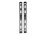 Tripp Lite 48U Rack Enclosure Server Cabinet Vertical Cable Management Bars - Cable management bar - black - 48U (pack of 2)