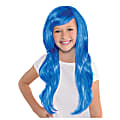 Amscan Glamorous Wig, 7-5/16" x 11", Blue 1 thumbnail image