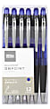 Office Depot® Brand Soft-Grip Retractable Ballpoint Pens, Medium Point, 1.0 mm, Blue Barrel, Blue Ink, Pack Of 12 1 thumbnail image