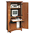 Sauder® Mission Computer Armoire, Fruitwood 1 thumbnail image