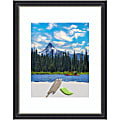 Amanti Art Stylish Narrow Wood Picture Frame, Opening Size 12” x 15” (Matted To 11” x 14”), Black 1 thumbnail image