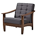 Baxton Studio 9162 Larsen Lounge Chair, Gray