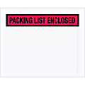 Partners Brand "Packing List Enclosed" Envelopes, Panel Face, 4-1/2" x 5-1/2", Red, Pack Of 1,000 1 thumbnail image