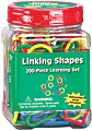 Eureka™ Learning Tool Tubs, Linking Shapes, Pack Of 6