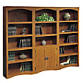 Sauder® Mission 5-Shelf Library With Doors, 71"H x 29 5/8"W x 12 7/8"D, Fruitwood 1 thumbnail image