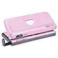 Rapesco Adjustable 6-Hole Organizer/Diary Punch, Pink
