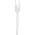 Genuine Joe Heavyweight Disposable Forks - 1 Piece(s) - 1000/Carton - Fork - 1 x Fork - Disposable - White