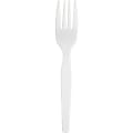 Genuine Joe Heavyweight Disposable Forks - 1 Piece(s) - Fork - 1 x Fork - Disposable - White - 1000 / Carton 1 thumbnail image