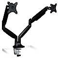 Mount-It! MI-1772B Dual-Monitor Arm Mount, 18"H x 22"W x 5"D, Black 1 thumbnail image