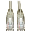 Eaton Tripp Lite Series Cat5e 350 MHz Snagless Molded (UTP) Ethernet Cable (RJ45 M/M), PoE - Gray, 150 ft. (45.72 m) - 150ft - 2 x RJ-45 Male - Gray 1 thumbnail image