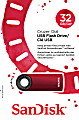SanDisk® USB 2.0 Flash Drive, 32GB, Assorted Colors, SDSSOD-BTS17 1 thumbnail image